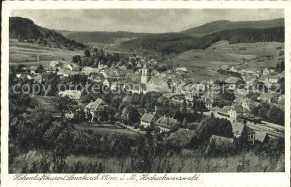 Lenzkirch Gesamtansicht Höhenluftkurort Schwarzwa