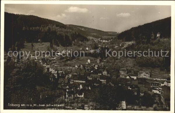 Triberg Schwarzwald Gesamtansicht