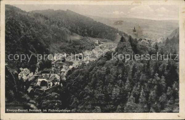 Berneck Fichtelgebirge Panorama Kneipp Kurort