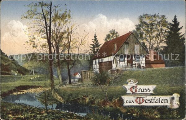 Westfalen Region Bauernhaus Land und Leute Westfalengrus