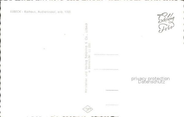 Luebeck Rathaus Audienzsaal erbaut 1700 Kronleu – Bild 2