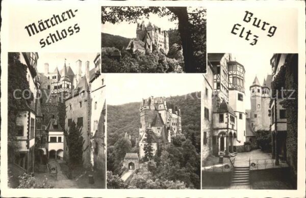 Burg Eltz im Moseltal Märchenschloss