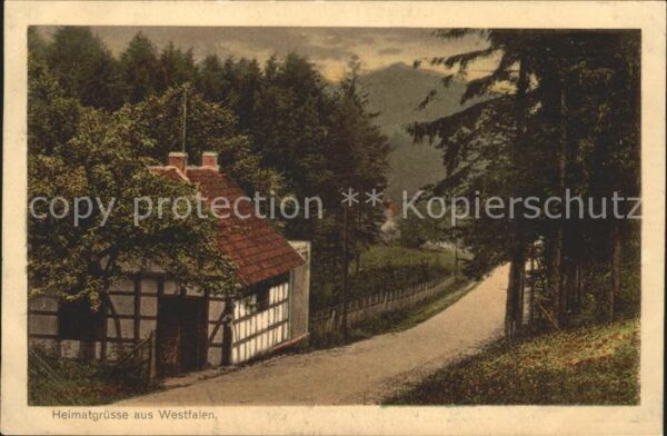 Westfalen Region Heimatbilder Bauernhof Westfalenlied