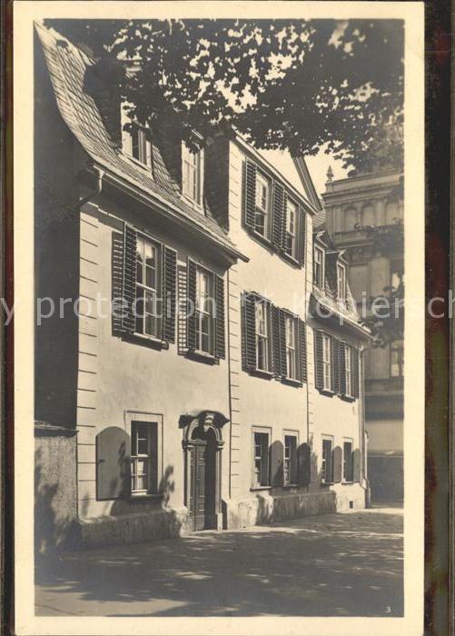 Weimar Thueringen Schillerhaus