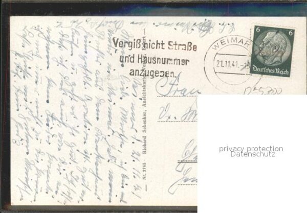 Weimar Thueringen Wohnhaus Frau von Stein – Bild 2