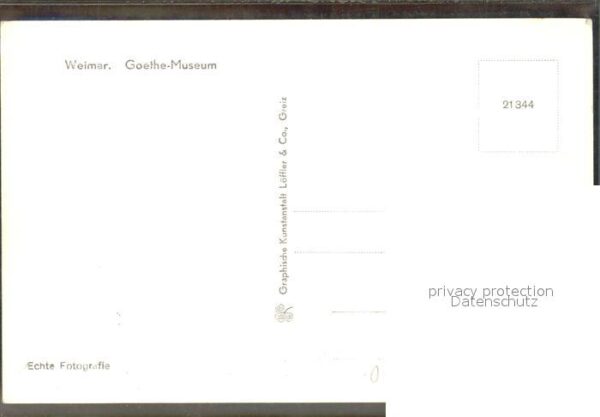 Weimar Thueringen Goethe Museum – Bild 2