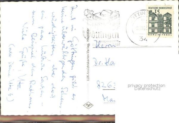 Goettingen Niedersachsen Rathaus Türme der Johanniskirche – Bild 2