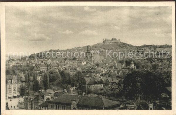 Coburg Panorama Blick zur Veste
