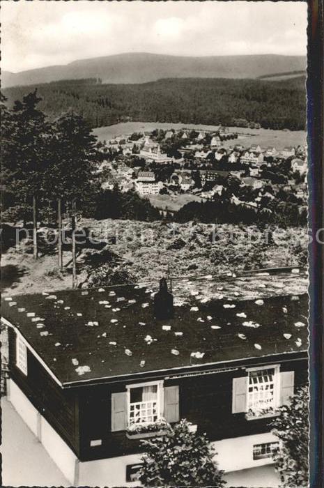 Hahnenklee-Bockswiese Harz Berggasthaus Blockhütte Bocksberg