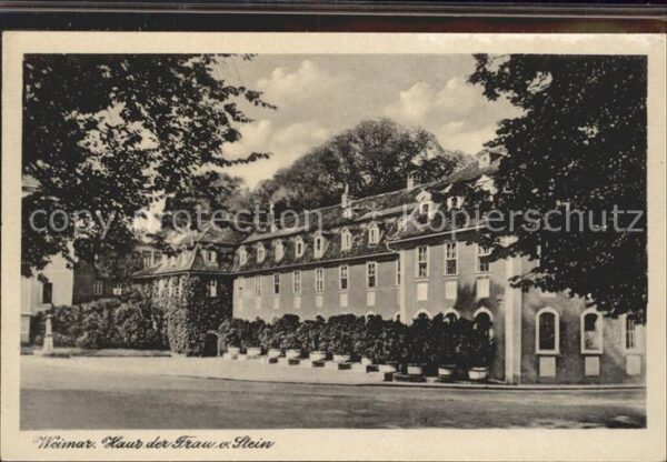 Weimar Thueringen Haus der Frau von Stein
