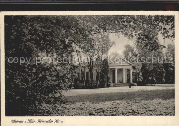 Weimar Thueringen Römisches Haus Park