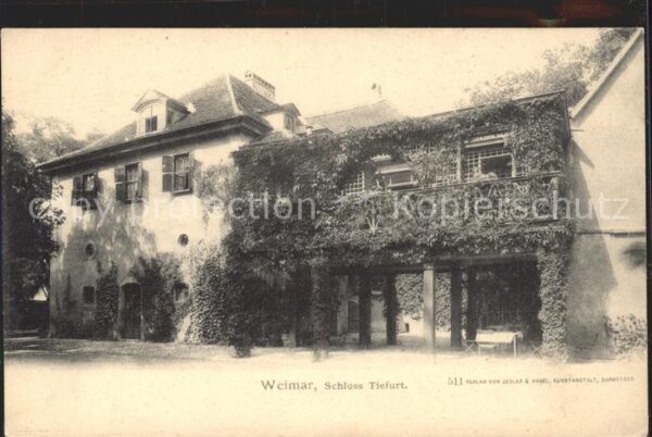 Weimar Thueringen Schloss Tiefurt