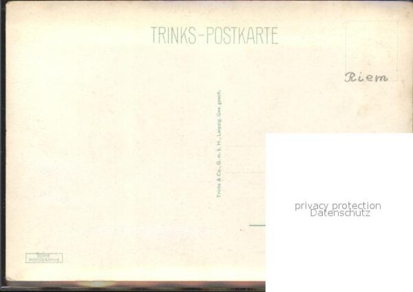 Weimar Thueringen Museum Platz Trinks Postkarte – Bild 2
