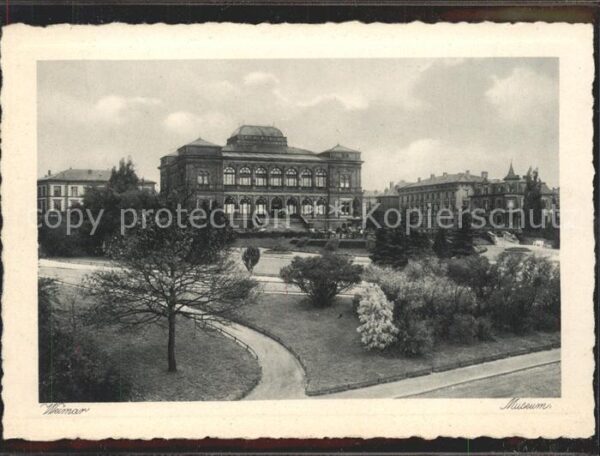 Weimar Thueringen Museum Kupfertiefdruck