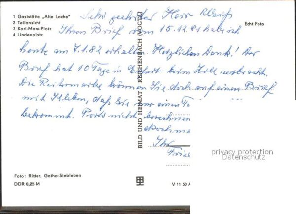 Graefenroda Gaststätte Alte Lache Karl Marx Platz L – Bild 2
