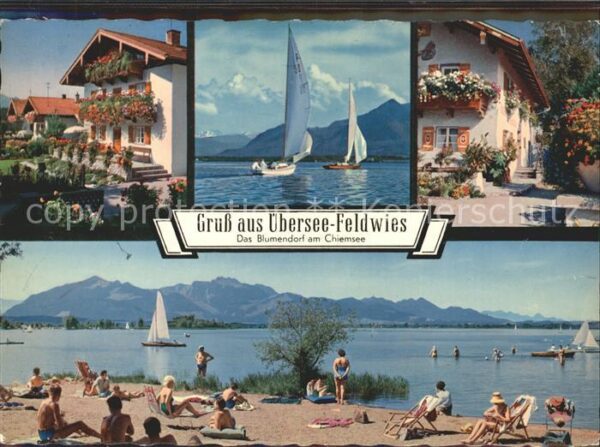 Feldwies Blumenpracht Segelsport Chiemseestrand