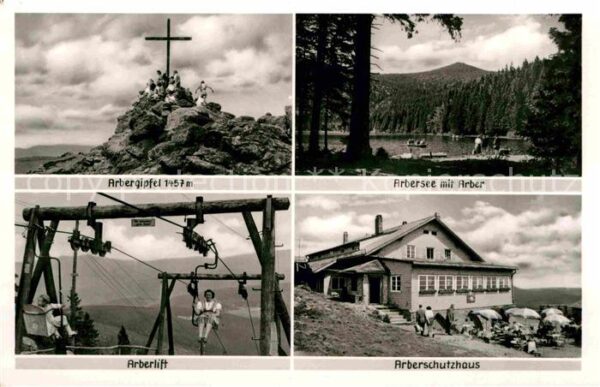 Arber Gipfelkreuz Arbersee Arberlift Arbersch
