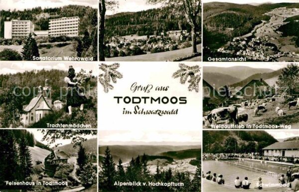 Todtmoos Sanatorium Wehrawald Total Trachtenmädc