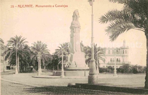 Alicante Monumento a Canalejas