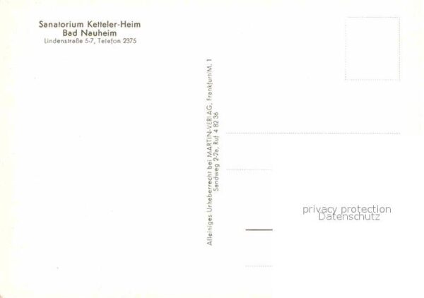 Bad Nauheim Sanatorium Ketteler Heim Fliegeraufnahm – Bild 2