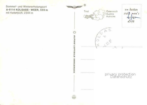 Kolsass Fliegeraufnahme mit Kellerjoch – Bild 2