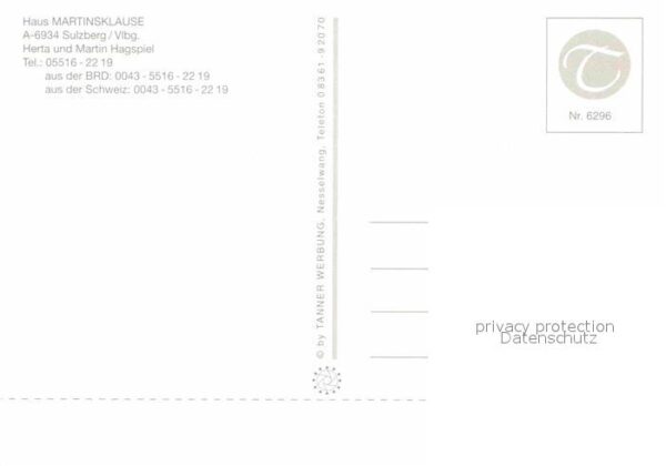 Sulzberg Vorarlberg Haus Martinsklause Panorama Gaststube – Bild 2