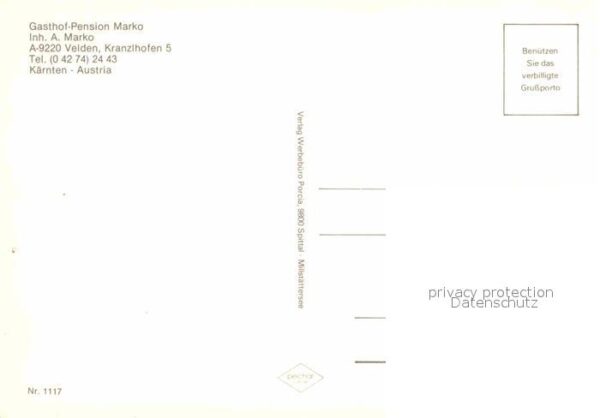 Velden Woerthersee Gasthof Pension Marko Speisesaal Terras – Bild 2