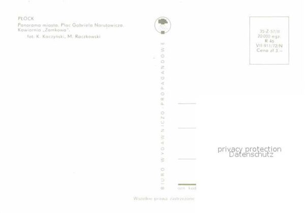 Plock Panorama miasta Plac Gabriela Narutowic – Bild 2