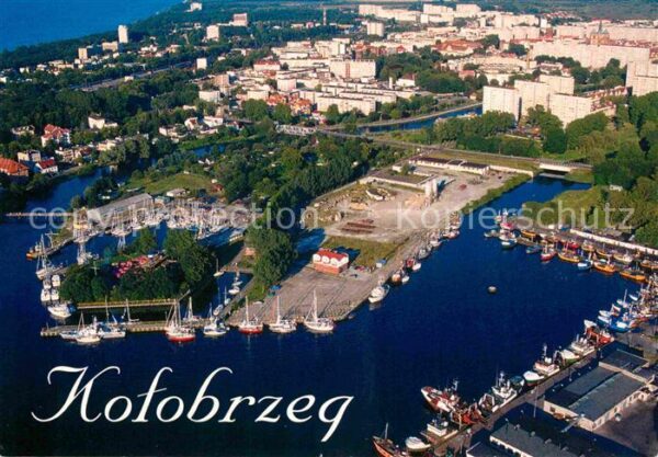 Kolobrzeg Polen Fliegeraufnahme