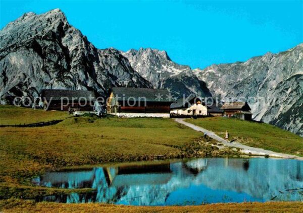 Tirol Region Gnadenwald Jausenstation Walderalm