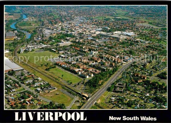 Liverpool New South Wales Fliegeraufnahme