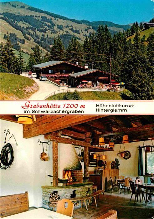 Hinterglemm Saalbach Grabenhütte Gaststube
