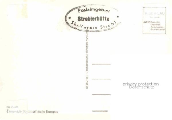 Salzburg Oesterreich Die Postalom Kapelle Landschafts Panora – Bild 2