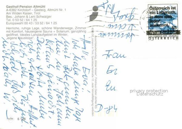 Kirchdorf Gasteig Gasthof Pension Altmühl am Wilden Kaise – Bild 2