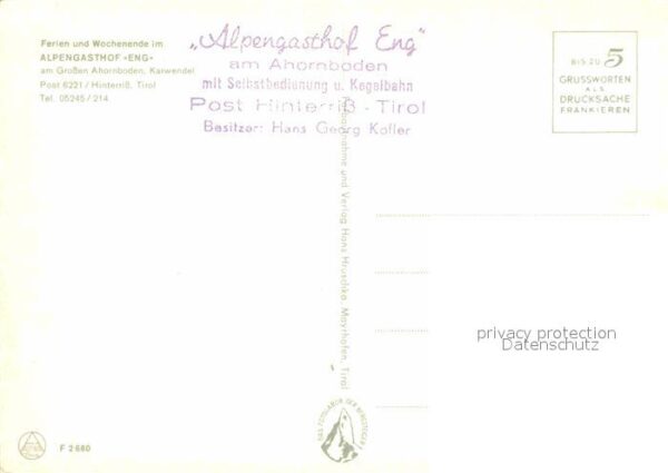 Eng Hinterriss Tirol Alpengasthof Eng Gaststube – Bild 2