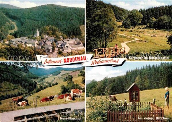 Nordenau Panorama Kurgarten Nesselbachtal Am kle