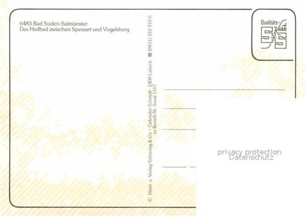 Bad Soden-Salmuenster König Heinrich Sprudel Kurviertel Kugel – Bild 2