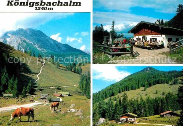 Koenigssee Königsbachalm Panorama