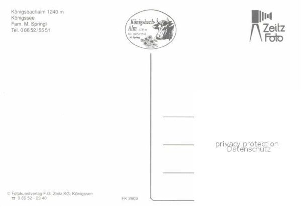 Koenigssee Königsbachalm Panorama – Bild 2