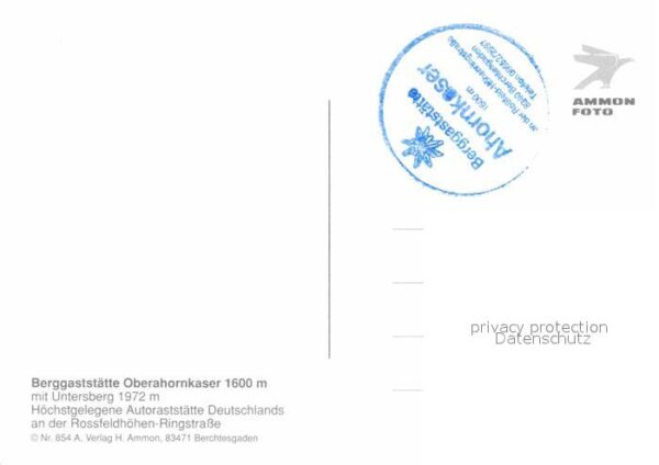 Untersberg Berggaststätte Oberahornkaser Terrasse – Bild 2