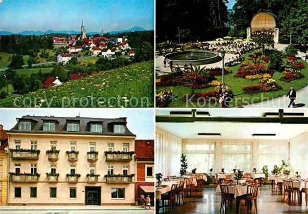 Bad Hall Oberoesterreich Ortsansicht Kurpension Tassilo Musikpav