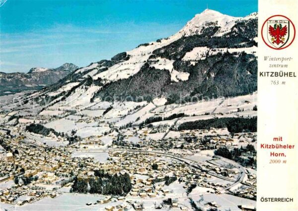 Kitzbuehel Tirol Fliegeraufnahme mit Kitzbüheler Horn