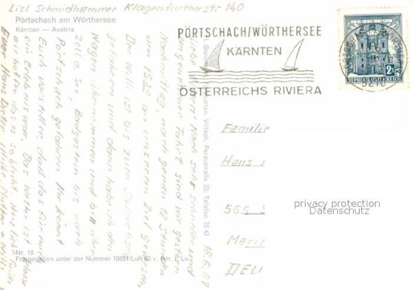 Poertschach Woerthersee Fliegeraufnahme – Bild 2