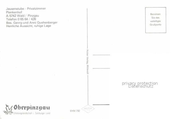 Wald Pinzgau Jausenstube Plenkenhof Gaststube – Bild 2