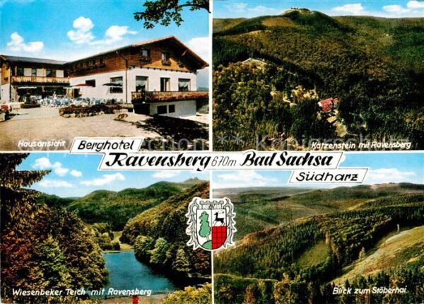 Bad Sachsa Harz Berghotel Ravensberg Hausansicht Katzen