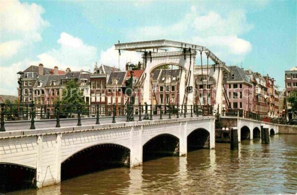 Amsterdam Niederlande De Magere Brug over de Amstel