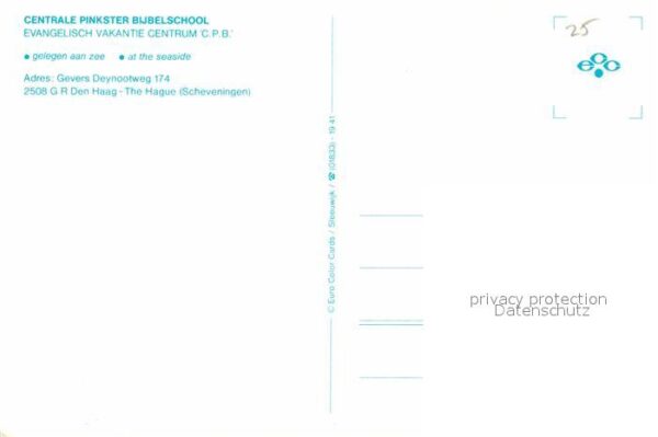 Scheveningen Centrale Pinkster Bijbelschool EPB – Bild 2