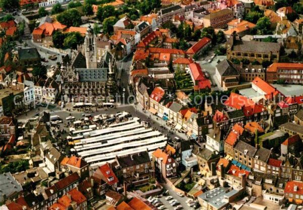 Middelburg Zeeland Fliegeraufnahme Centrum