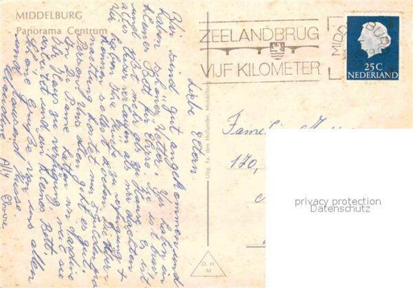 Middelburg Zeeland Fliegeraufnahme Centrum – Bild 2