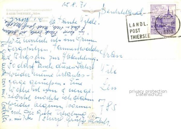 Thiersee Fliegeraufnahme mit Mitterland und Hint – Bild 2
